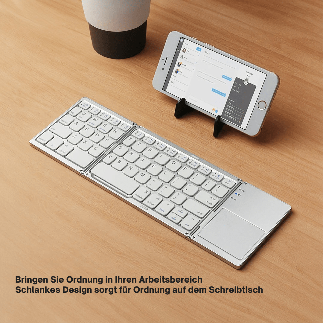 Folding Bluetooth Keyboard Touchpad Product Image 13