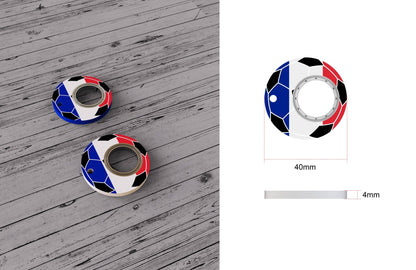 Football Spinner Keychain Bottle Opener Product Image 08