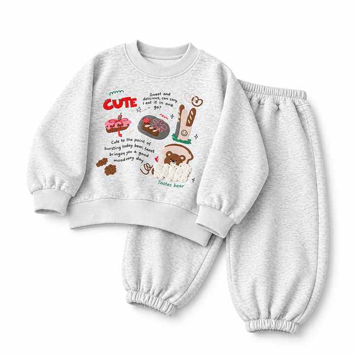 Gray graphic kids&