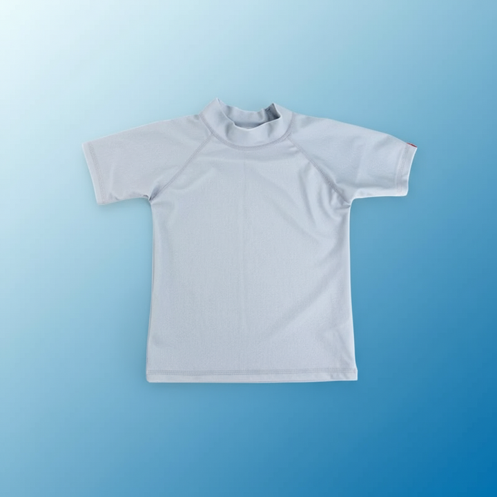 Gray short-sleeve kids&