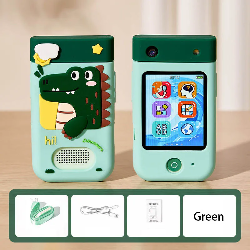 Green dinosaur kids&