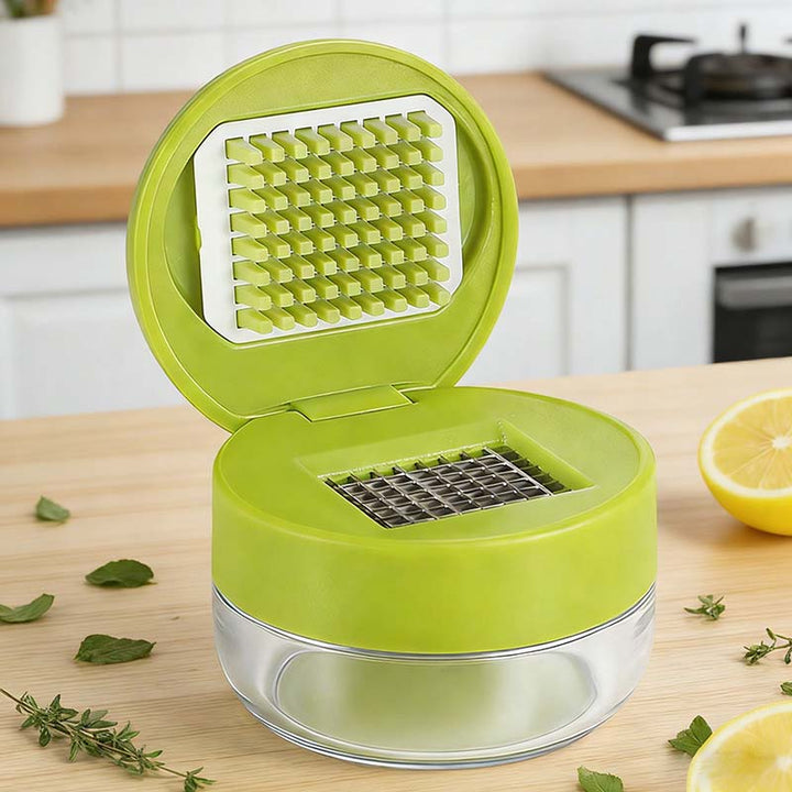 Green Press Down Garlic Chopper Product Image 03