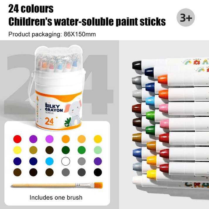 Growing Hands Jumbo Easy Grip Crayons Product Image 10