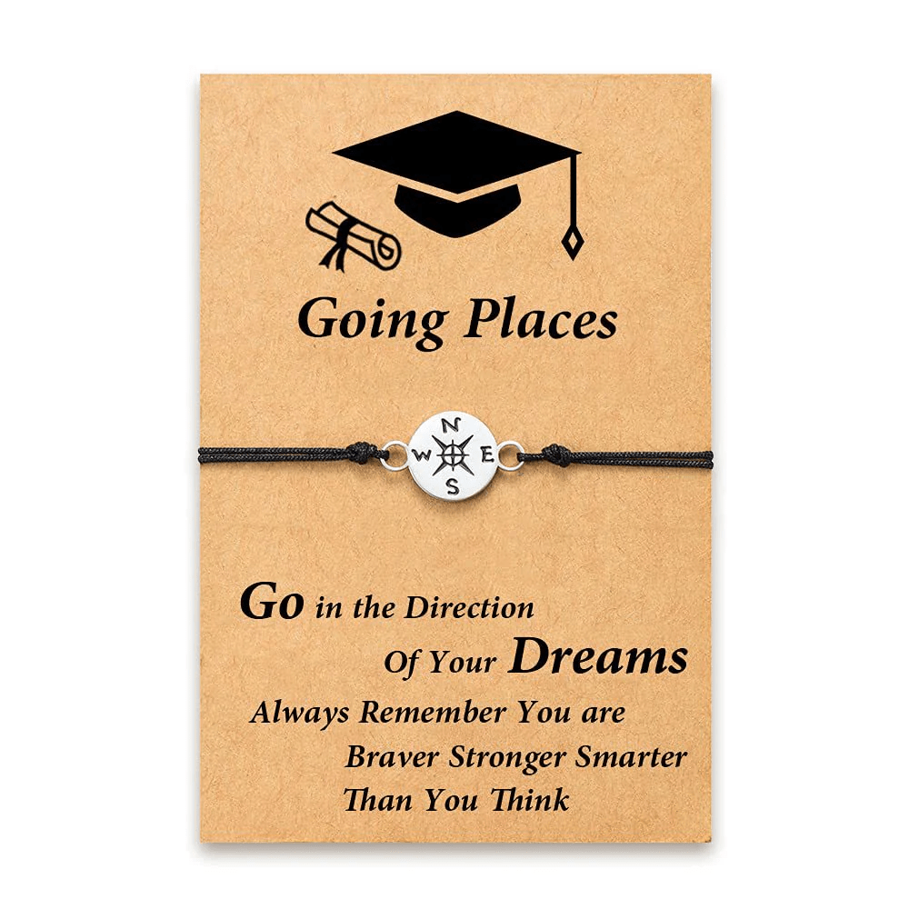 Guiding Compass Bracelet Graduation Gift Set Product Image 01