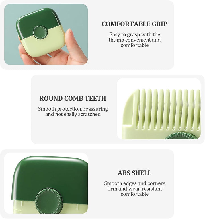 Close-up views of the hair trimmer&