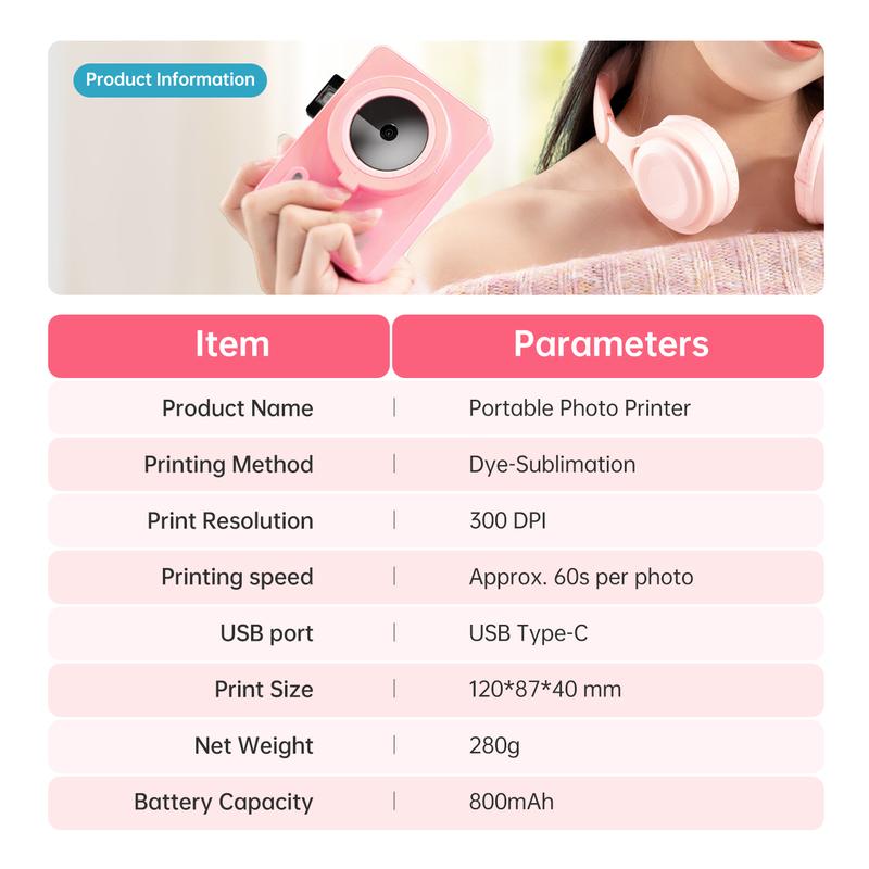 Happyshot Wireless Instant Camera 2X3 Prints Product Image 08