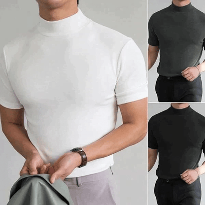 Harbor High Neck Slim Fit Tee Product Image 02