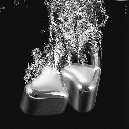 Heart Chill Stainless Steel Drink Cubes Product Image 04