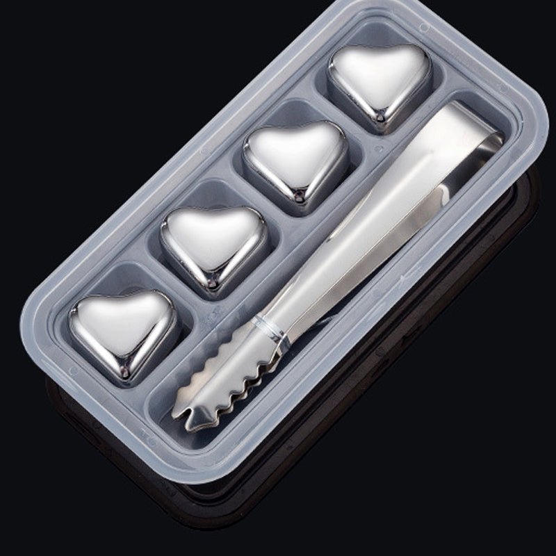 Heart Chill Stainless Steel Drink Cubes Product Image 10