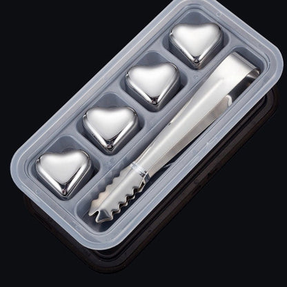 Heart Chill Stainless Steel Drink Cubes Product Image 10