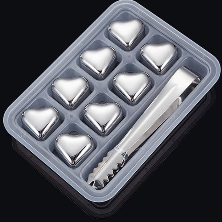 Heart Chill Stainless Steel Drink Cubes Product Image 11