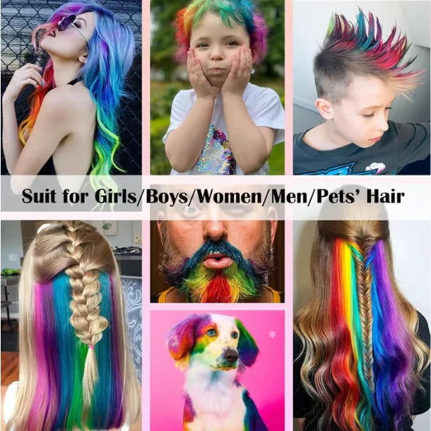 Huepop Wash Out Hair Chalk Comb Set Product Image 07