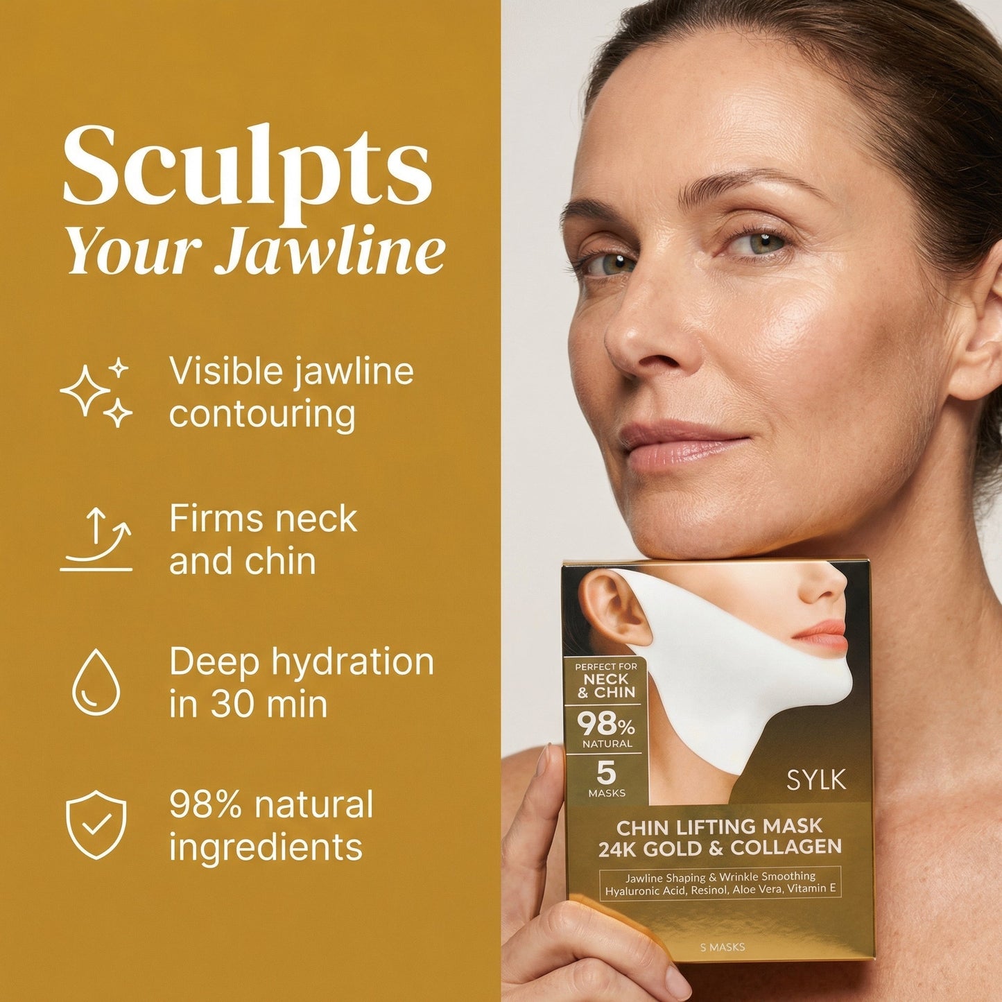 Jawline Contour Face Mask Product Image 04