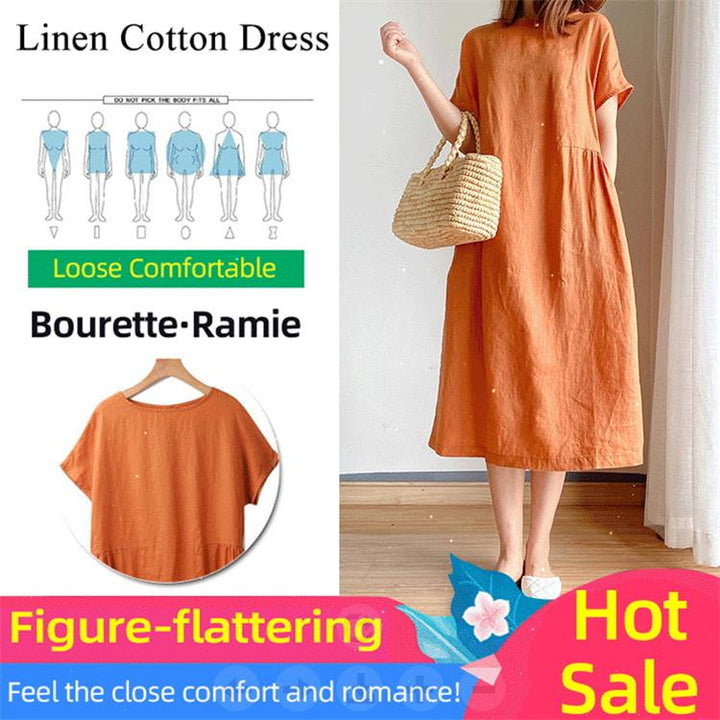 Juniper Linen Cotton Maxi Dress Product Image 01