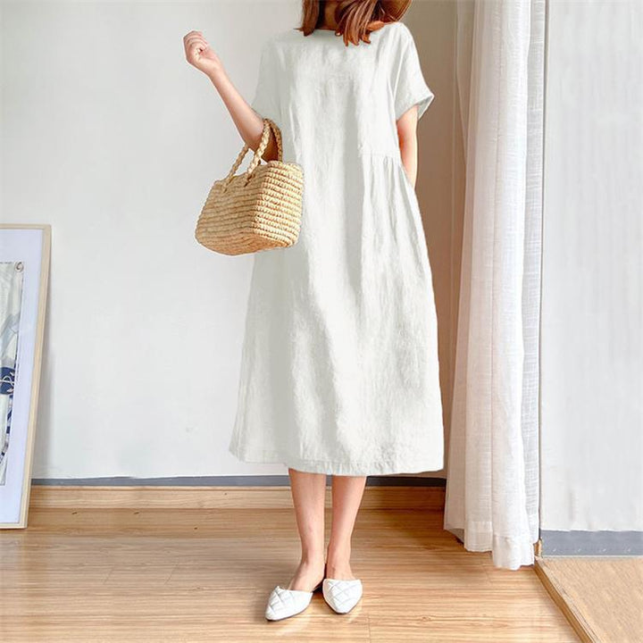 Juniper Linen Cotton Maxi Dress Product Image 08