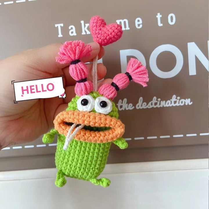 Keepsake Crochet Key Pouch Metal Ring Product Image 01