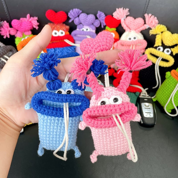 Keepsake Crochet Key Pouch Metal Ring Product Image 03