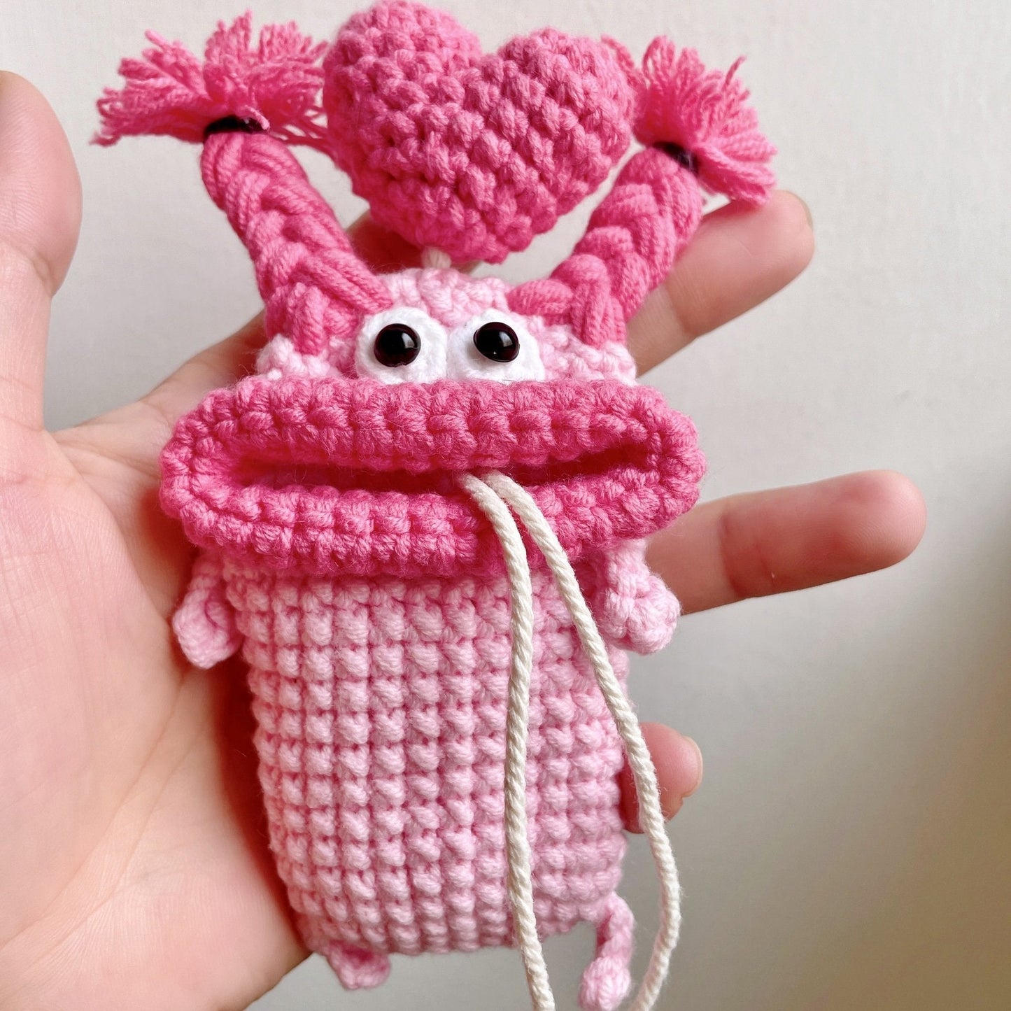Keepsake Crochet Key Pouch Metal Ring Product Image 15
