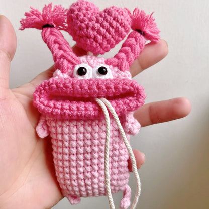 Keepsake Crochet Key Pouch Metal Ring Product Image 15