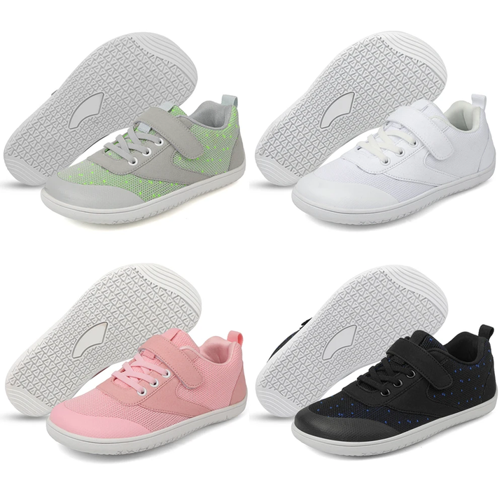 Gray, white, pink, and black kids&