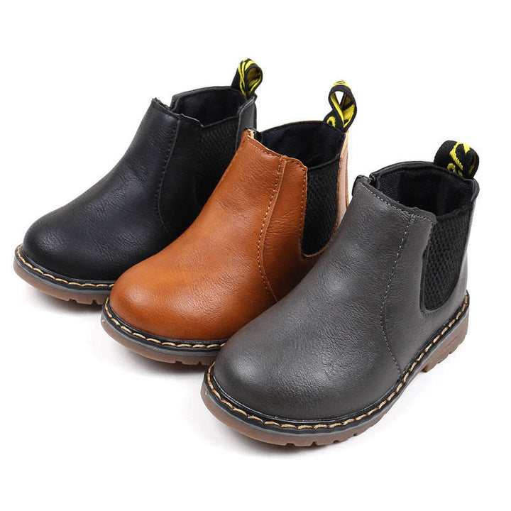 Black, brown, and gray kids&