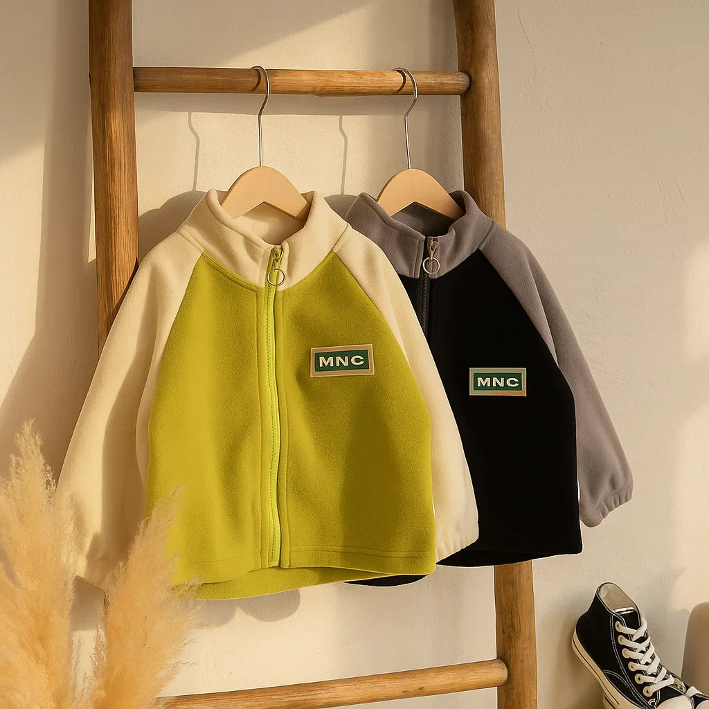 Green-and-cream and black-and-gray kids&