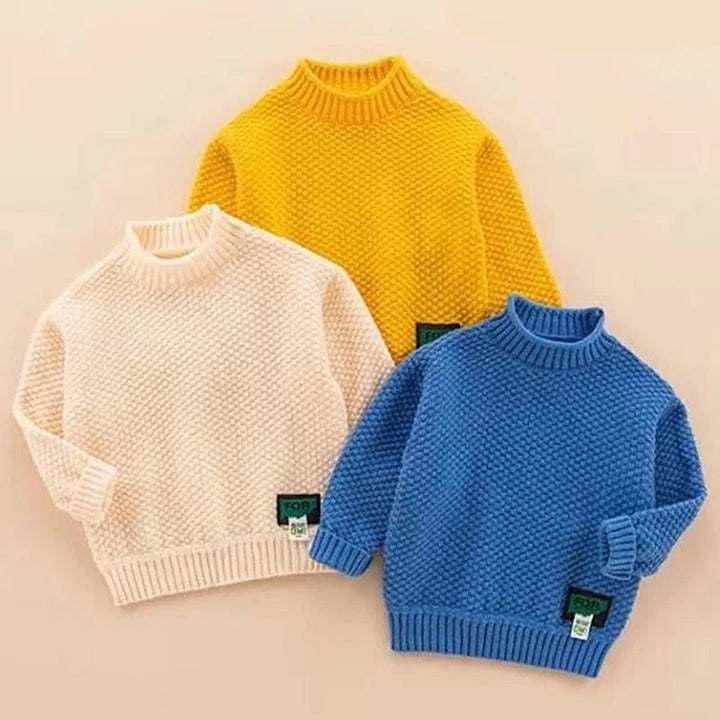 Yellow, cream white and blue kids&