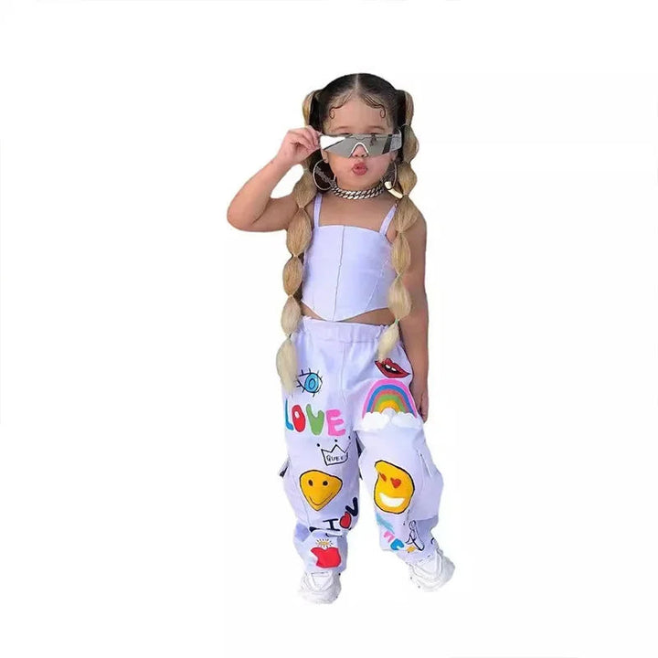 Full-length view of the white kids&