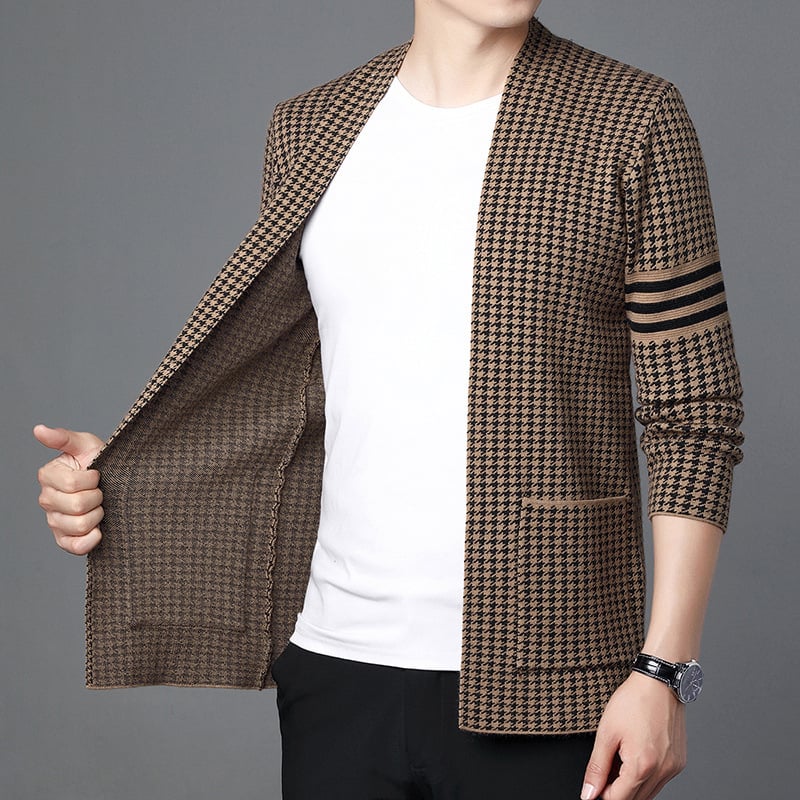 Kora Relaxed Knit Cardigan Long Sleeve Layering Sweater Jacket Product Image 01