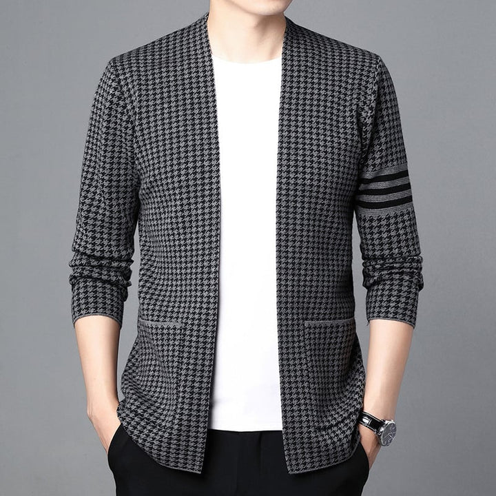 Kora Relaxed Knit Cardigan Long Sleeve Layering Sweater Jacket Product Image 07