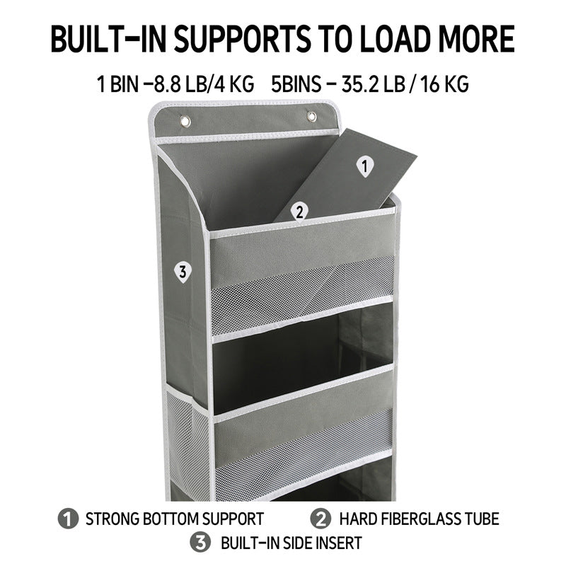 Layered Five Tier Closet Storage Organizer Product Image 03