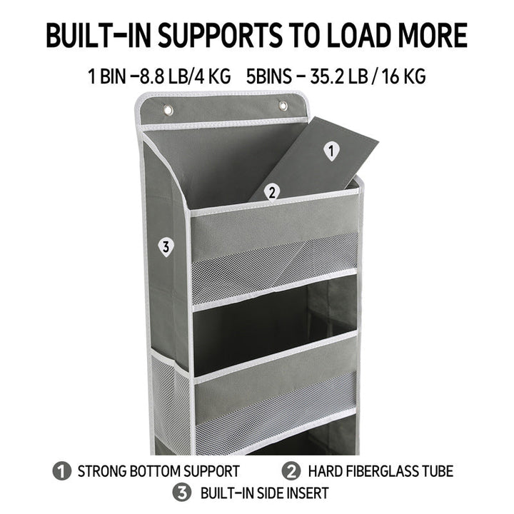 Layered Five Tier Closet Storage Organizer Product Image 03