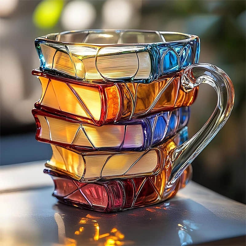 Library Nook Glass Mug Product Image 01