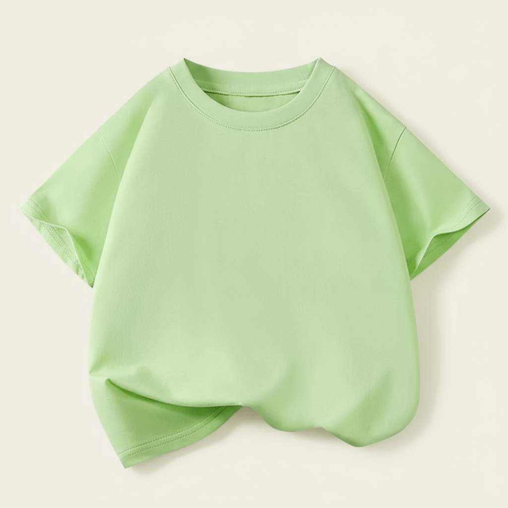 Light green short-sleeve kids&