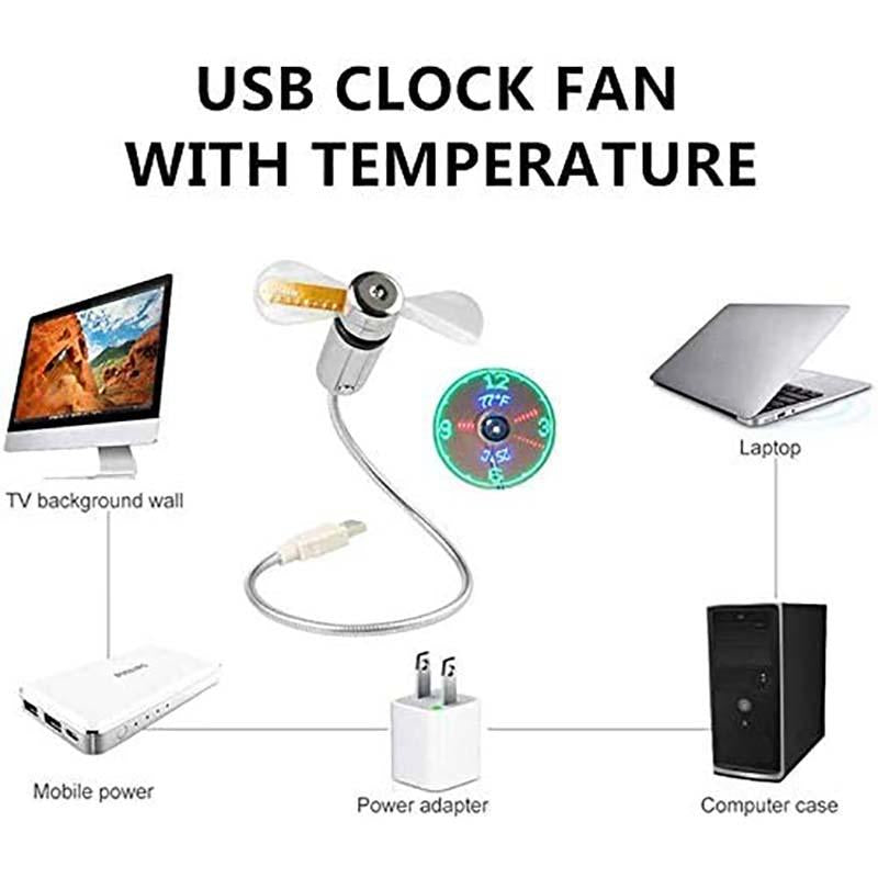Livacool Led Usb Desk Fan Product Image 04