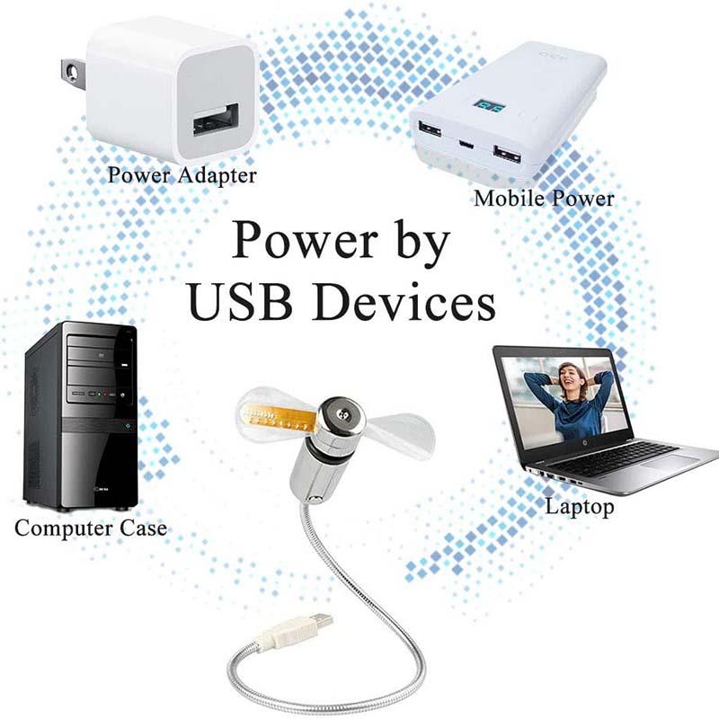 Livacool Led Usb Desk Fan Product Image 07