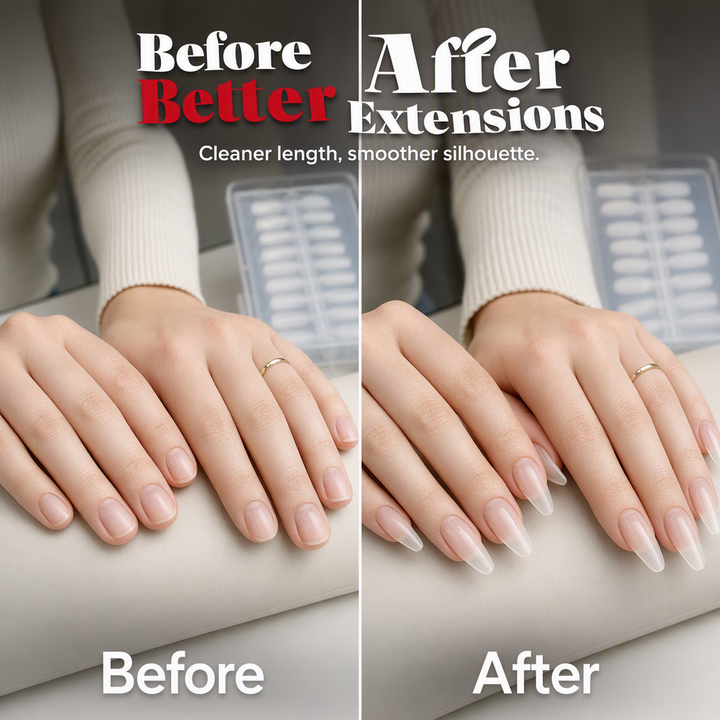 Long Almond Nail Tips 240 Piece Set Product Image 06