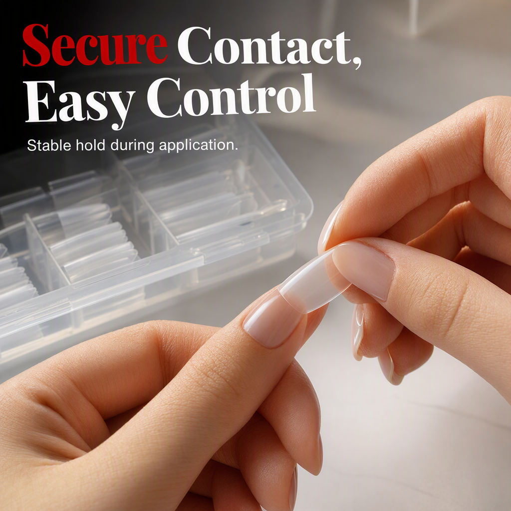 Long Almond Nail Tips 240 Piece Set Product Image 07