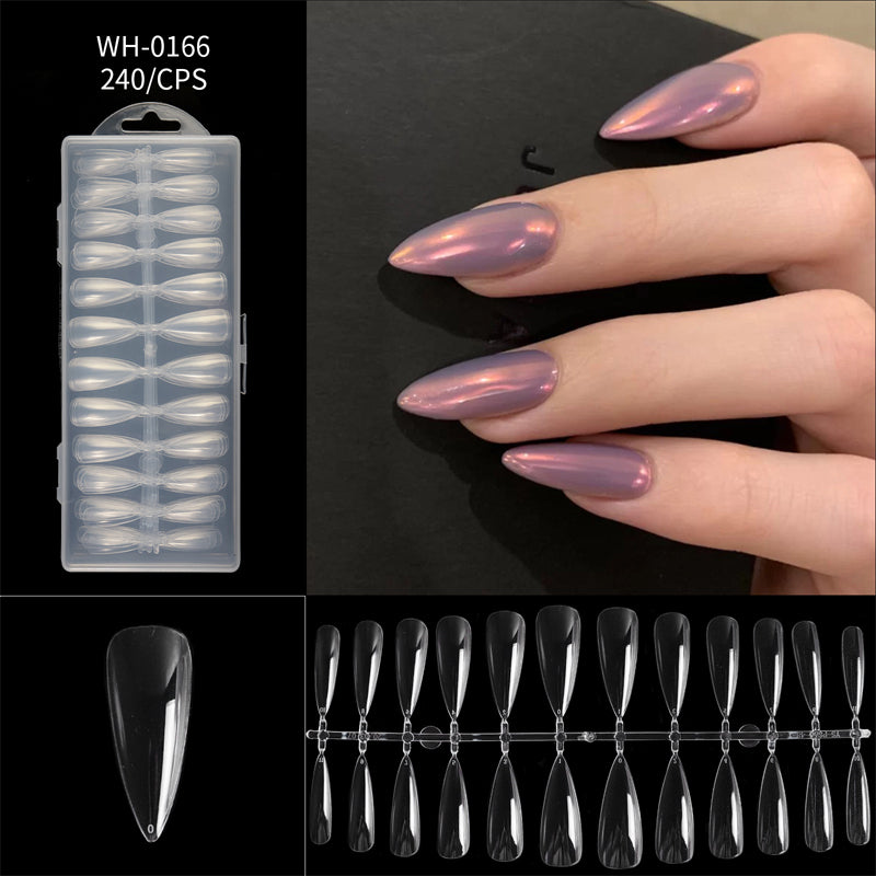 Long Almond Nail Tips 240 Piece Set Product Image 11