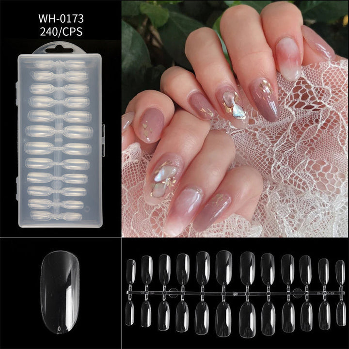 Long Almond Nail Tips 240 Piece Set Product Image 12