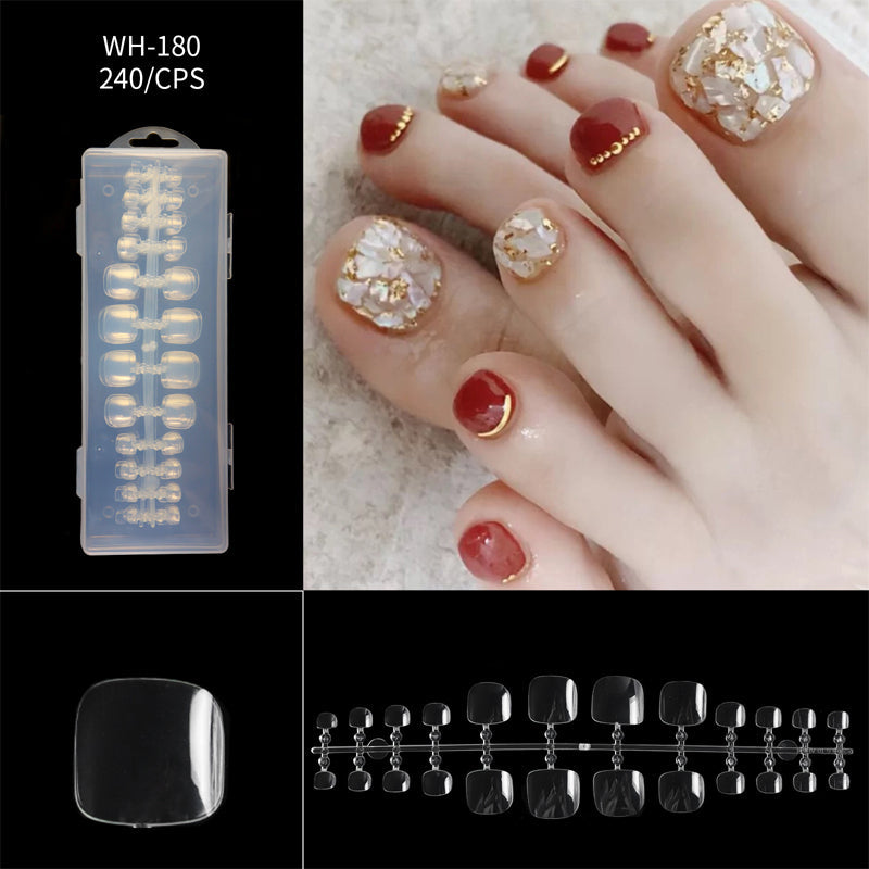 Long Almond Nail Tips 240 Piece Set Product Image 15