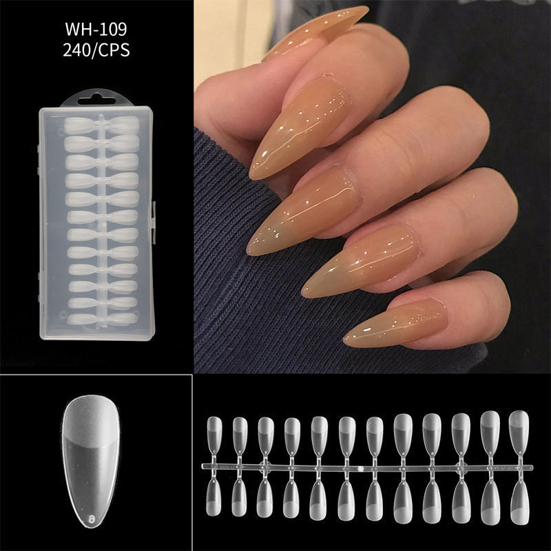 Long Almond Nail Tips 240 Piece Set Product Image 17
