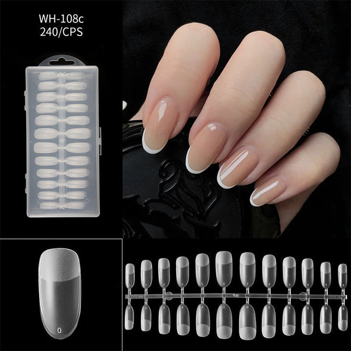 Long Almond Nail Tips 240 Piece Set Product Image 19