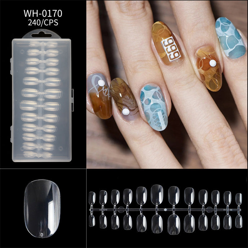 Long Almond Nail Tips 240 Piece Set Product Image 20