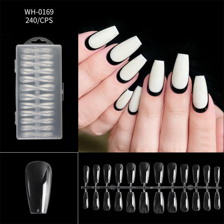 Long Almond Nail Tips 240 Piece Set Product Image 21