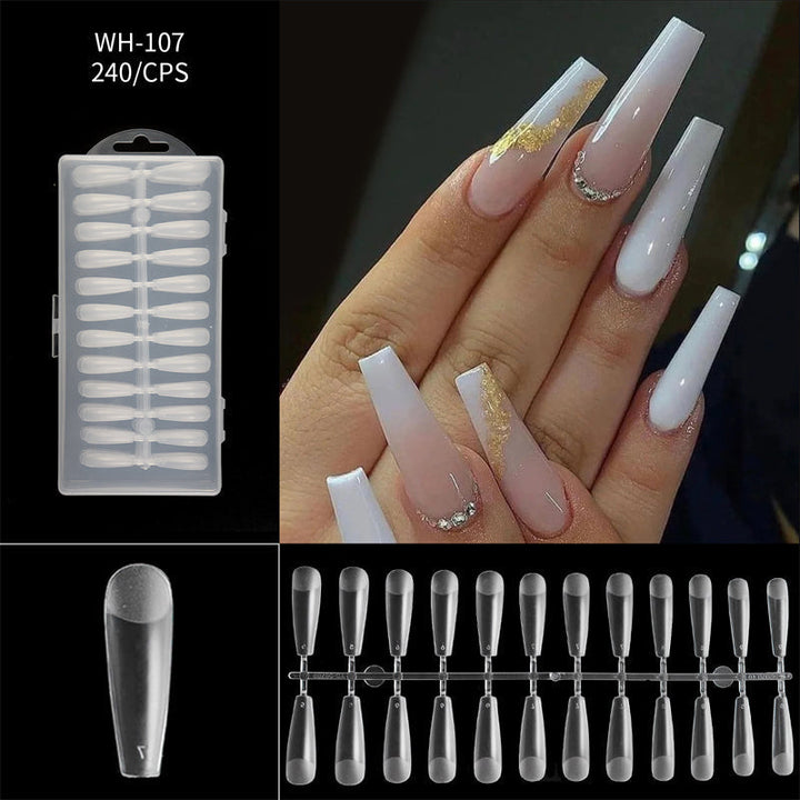 Long Almond Nail Tips 240 Piece Set Product Image 27