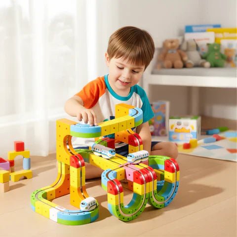 Loopway Magnetic Electric Train Track Set Product Image 01