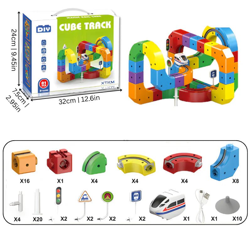Loopway Magnetic Electric Train Track Set Product Image 08