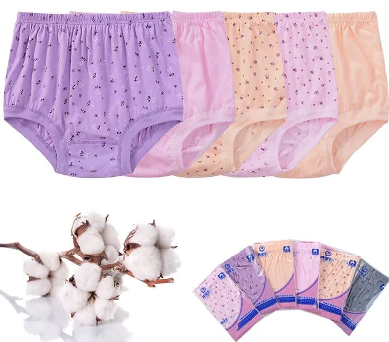 Luna Cotton Plus Size High Waist Briefs Product Image 02