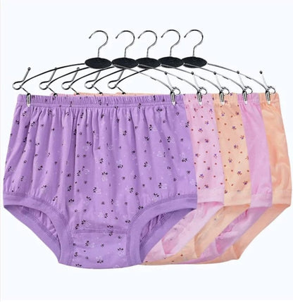 Luna Cotton Plus Size High Waist Briefs Product Image 03